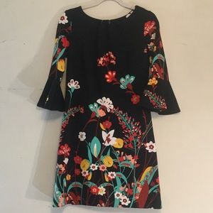 Fun Floral Dress with Fun sleeve detail